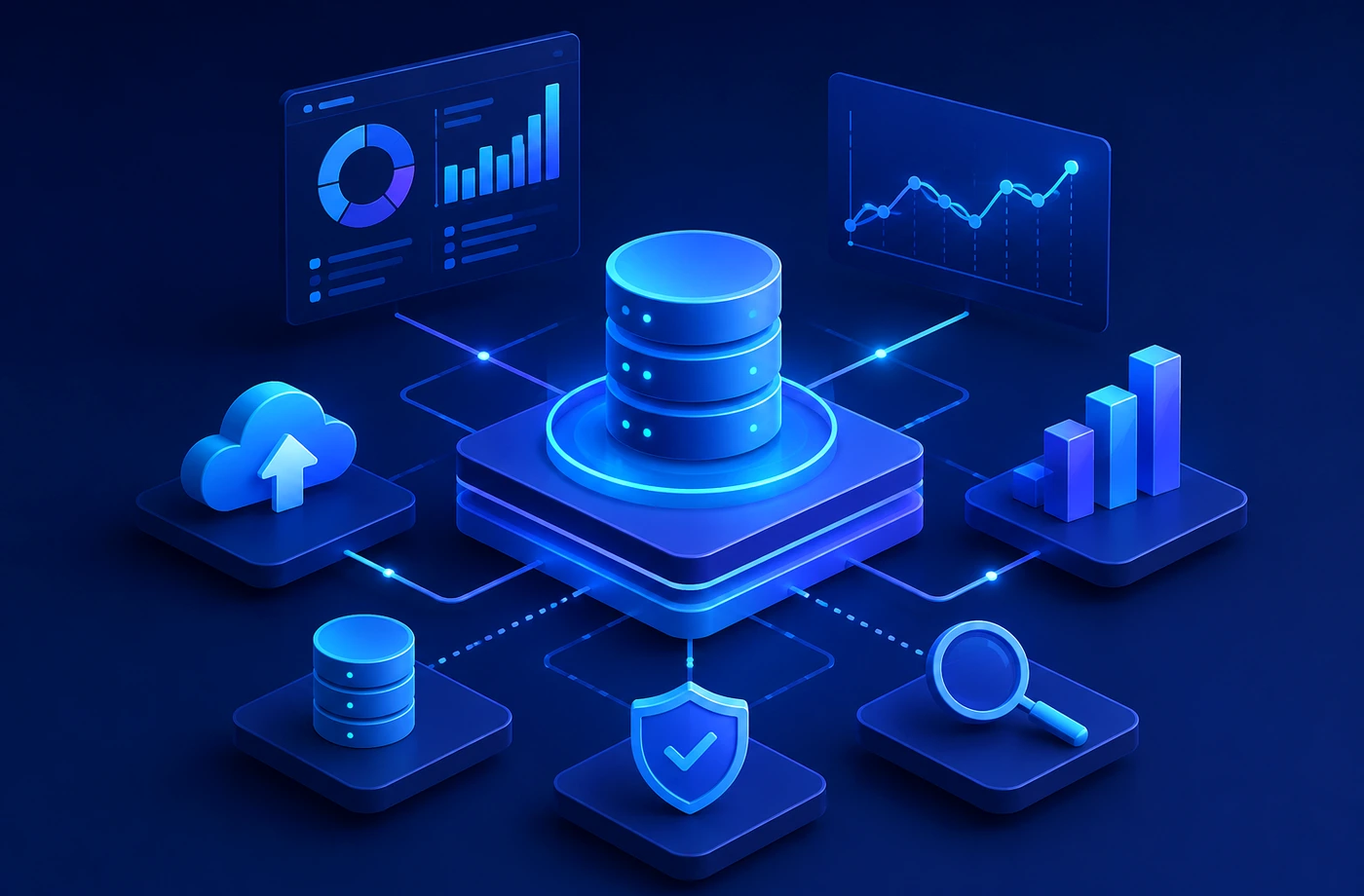 Data reporting dashboards and business intelligence platform
